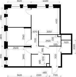3-BD Apartment Sale, 75平方米 at Pervyi Moskovskiy, ulitsa Bianki, 1, Moskovskiy, Moscow, Russia #2