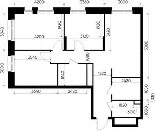 3-BD Apartment Sale, 72.6平方米 at Pervyi Moskovskiy, ulitsa Bianki, 1, Moskovskiy, Moscow, Russia #2 3-BD Apartment Sale, 72.6平方米 at Pervyi Moskovskiy, ulitsa Bianki, 1, Moskovskiy, Moscow, Russia #2