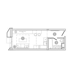 Apartment Sale, 27.2 sq. m. at UNO.Sokolinaya Gora, 8th Sokolinoy Gory Street, 26, Moscow, Russia #3 Apartment Sale, 27.2 sq. m. at UNO.Sokolinaya Gora, 8th Sokolinoy Gory Street, 26, Moscow, Russia #3