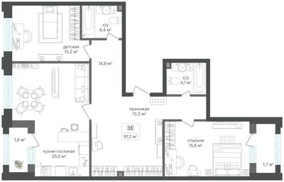 2-BD Apartment Sale, 93.9 sq. m. at Mikhalkovskiy, Mikhalkovskaya Street, 48, Moscow, Russia #3 2-BD Apartment Sale, 93.9 sq. m. at Mikhalkovskiy, Mikhalkovskaya Street, 48, Moscow, Russia #3