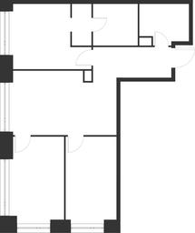 3-BD Apartment Sale, 69.7平方米 at Voice Towers, 1st Grayvoronovsky Drive, Moscow, Russia #2