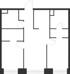 2-BD Apartment Sale, 54.8平方米 at Voice Towers, 1st Grayvoronovsky Drive, Moscow, Russia #2 2-BD Apartment Sale, 54.8平方米 at Voice Towers, 1st Grayvoronovsky Drive, Moscow, Russia #2