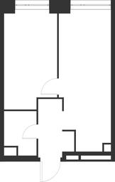 1-BD Apartment Sale, 36平方米 at Voice Towers, 1st Grayvoronovsky Drive, Moscow, Russia #2
