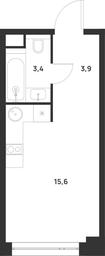 Apartment Sale, 22.9 sq. m. at Voice Towers, 1st Grayvoronovsky Drive, Moscow, Russia #3 Apartment Sale, 22.9 sq. m. at Voice Towers, 1st Grayvoronovsky Drive, Moscow, Russia #3