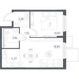Apartment Sale, 40.53 sq. m. at Mytishchi Park, Silikatnaya ulitsa, 41к3, Mytischi, Moscow Region, Russia #3 Apartment Sale, 40.53 sq. m. at Mytishchi Park, Silikatnaya ulitsa, 41к3, Mytischi, Moscow Region, Russia #3