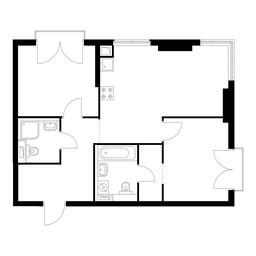 2-BD Apartment Sale, 60 sq. m. at Holland Park, Volokolamskoye Highway, 71/13к1, Moscow, Russia #2