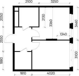 Apartment Sale, 36.9 sq. m. at Peredelkino Blizhnee, Korneya Chukovskogo Street, 1, Vnukovskoye Settlement, Moscow, Russia #3