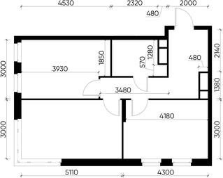 2-BD Apartment Sale, 55.7 sq. m. at Peredelkino Blizhnee, Korneya Chukovskogo Street, 1, Vnukovskoye Settlement, Moscow, Russia #3 2-BD Apartment Sale, 55.7 sq. m. at Peredelkino Blizhnee, Korneya Chukovskogo Street, 1, Vnukovskoye Settlement, Moscow, Russia #3