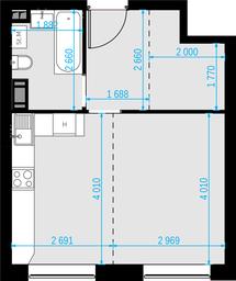 1-BD Apartment Sale, 36.3平方米 at Malevich, Otradnaya Street, 8, Moscow, Russia #2 1-BD Apartment Sale, 36.3平方米 at Malevich, Otradnaya Street, 8, Moscow, Russia #2