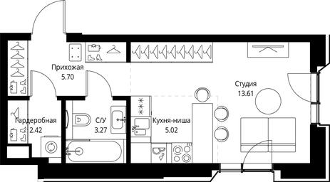 Apartment Sale, 30.02 sq. m. at MIRA, Mira Avenue, Moscow, Russia #2