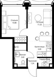 1-BD Apartment Sale, 33.58平方米 at MIRA, Mira Avenue, Moscow, Russia #2 1-BD Apartment Sale, 33.58平方米 at MIRA, Mira Avenue, Moscow, Russia #2