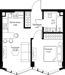 1-BD Apartment Sale, 36.17 sq. m. at MIRA, Mira Avenue, Moscow, Russia #2 1-BD Apartment Sale, 36.17 sq. m. at MIRA, Mira Avenue, Moscow, Russia #2