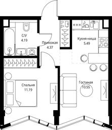 1-BD Apartment Sale, 35.79平方米 at MIRA, Mira Avenue, Moscow, Russia #2 1-BD Apartment Sale, 35.79平方米 at MIRA, Mira Avenue, Moscow, Russia #2