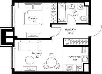 1-BD Apartment Sale, 38.4 sq. m. at MIRA, Mira Avenue, Moscow, Russia #2 1-BD Apartment Sale, 38.4 sq. m. at MIRA, Mira Avenue, Moscow, Russia #2
