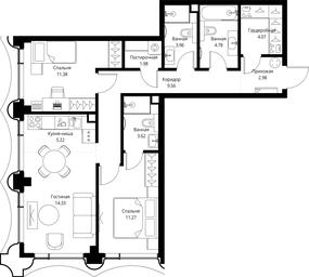 2-BD Apartment Sale, 73.15平方米 at MIRA, Mira Avenue, Moscow, Russia #3 2-BD Apartment Sale, 73.15平方米 at MIRA, Mira Avenue, Moscow, Russia #3