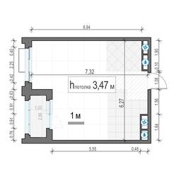 1-BD Apartment Sale, 40.7 sq. m. at TopHills, Elektrolitny Drive, 7Ас3, Moscow, Russia #3 1-BD Apartment Sale, 40.7 sq. m. at TopHills, Elektrolitny Drive, 7Ас3, Moscow, Russia #3