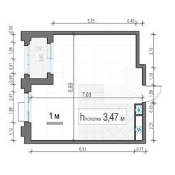 1-BD Apartment Sale, 41.3 sq. m. at TopHills, Elektrolitny Drive, 7Ас3, Moscow, Russia #2