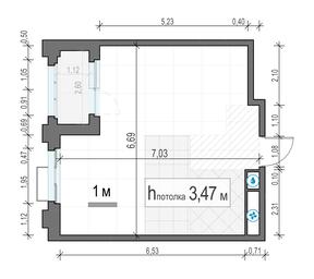 1-BD Apartment Sale, 41.3 sq. m. at TopHills, Elektrolitny Drive, 7Ас3, Moscow, Russia #4