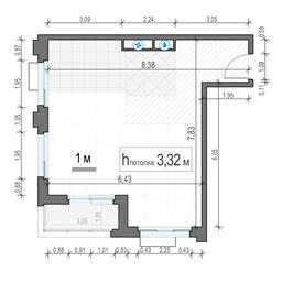 1-BD Apartment Sale, 48.8 sq. m. at TopHills, Elektrolitny Drive, 7Ас3, Moscow, Russia #2