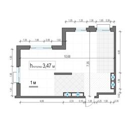 1-BD Apartment Sale, 63.8 sq. m. at TopHills, Elektrolitny Drive, 7Ас3, Moscow, Russia #2