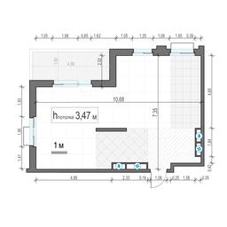 1-BD Apartment Sale, 66.5 sq. m. at TopHills, Elektrolitny Drive, 7Ас3, Moscow, Russia #2