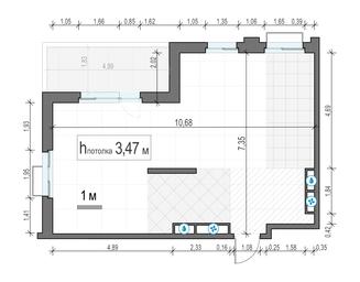 1-BD Apartment Sale, 66.5 sq. m. at TopHills, Elektrolitny Drive, 7Ас3, Moscow, Russia #3