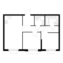 2-BD Apartment Sale, 59 sq. m. at Holland Park, Volokolamskoye Highway, 71/13к1, Moscow, Russia #3 2-BD Apartment Sale, 59 sq. m. at Holland Park, Volokolamskoye Highway, 71/13к1, Moscow, Russia #3