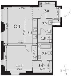 Продажа 2-комн. квартиры, 55,6 м² в ЖК «Сидней Сити (Sydney City)», улица Шеногина, 2, Москва, Россия #2 Продажа 2-комн. квартиры, 55,6 м² в ЖК «Сидней Сити (Sydney City)», улица Шеногина, 2, Москва, Россия #2