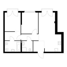 2-BD Apartment Sale, 60.9平方米 at Barklaya 6, Barklaya Street, 6, Moscow, Russia #2 2-BD Apartment Sale, 60.9平方米 at Barklaya 6, Barklaya Street, 6, Moscow, Russia #2