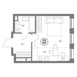 1-BD Apartment Sale, 29.9平方米 at Admiral, Shosseynaya Street, 4А, Moscow, Russia #3 1-BD Apartment Sale, 29.9平方米 at Admiral, Shosseynaya Street, 4А, Moscow, Russia #3