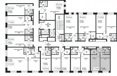 1-BD Apartment Sale, 48 sq. m. at Stremyannyj 2, Stremyanniy Lane, 2, Moscow, Russia #2 1-BD Apartment Sale, 48 sq. m. at Stremyannyj 2, Stremyanniy Lane, 2, Moscow, Russia #2