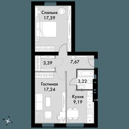 2-BD Apartment Sale, 56.8平方米 at Park Aprel, ulitsa Park Aprel, 1, Aprelevka, Naro-Fominskiy City District, Moscow Region, Russia #2 2-BD Apartment Sale, 56.8平方米 at Park Aprel, ulitsa Park Aprel, 1, Aprelevka, Naro-Fominskiy City District, Moscow Region, Russia #2