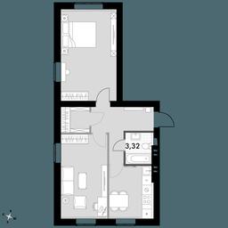 2-BD Apartment Sale, 59.6平方米 at Park Aprel, ulitsa Park Aprel, 1, Aprelevka, Naro-Fominskiy City District, Moscow Region, Russia #2 2-BD Apartment Sale, 59.6平方米 at Park Aprel, ulitsa Park Aprel, 1, Aprelevka, Naro-Fominskiy City District, Moscow Region, Russia #2