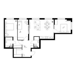 3-BD Apartment Sale, 85.5 sq. m. at Matveevskiy Park, Ochakovskoye Highway, вл3с11, Moscow, Russia #3 3-BD Apartment Sale, 85.5 sq. m. at Matveevskiy Park, Ochakovskoye Highway, вл3с11, Moscow, Russia #3