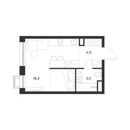 Apartment Sale, 25.7 sq. m. at Газопровод, Sosenskoye Settlement, Moscow, Russia #4
