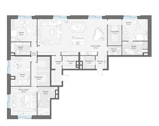 5-BD Apartment Sale, 239.9 sq. m. at Ilinka 3/8, Ilyinka Street, 3/8с4, Moscow, Russia #2 5-BD Apartment Sale, 239.9 sq. m. at Ilinka 3/8, Ilyinka Street, 3/8с4, Moscow, Russia #2