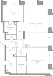 2-BD Apartment Sale, 113.9 sq. m. at Luzhniki Collection, Luzhnetskaya Embankment, 2/4с17, Moscow, Russia #2 2-BD Apartment Sale, 113.9 sq. m. at Luzhniki Collection, Luzhnetskaya Embankment, 2/4с17, Moscow, Russia #2
