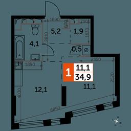 Продажа квартиры, 34,9 м² в ЖК «Роттердам», Варшавское шоссе, 37Ак1с2, Москва, Россия #2 Продажа квартиры, 34,9 м² в ЖК «Роттердам», Варшавское шоссе, 37Ак1с2, Москва, Россия #2