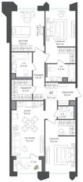 3-BD Apartment Sale, 99.1平方米 at Petrovskiy Park II, Stary Petrovsko-Razumovsky Drive, 1/23, Moscow, Russia #4