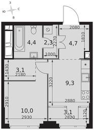 1-BD Apartment Sale, 36.9 sq. m. at Sydney City, Shenogina Street, 2, Moscow, Russia #2 1-BD Apartment Sale, 36.9 sq. m. at Sydney City, Shenogina Street, 2, Moscow, Russia #2