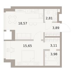 1-BD Apartment Sale, 48.01平方米 at The Five, 5th Donskoy Drive, вл21к6, Moscow, Russia #2 1-BD Apartment Sale, 48.01平方米 at The Five, 5th Donskoy Drive, вл21к6, Moscow, Russia #2