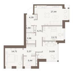3-BD Apartment Sale, 97.93平方米 at The Five, 5th Donskoy Drive, вл21к6, Moscow, Russia #2 3-BD Apartment Sale, 97.93平方米 at The Five, 5th Donskoy Drive, вл21к6, Moscow, Russia #2