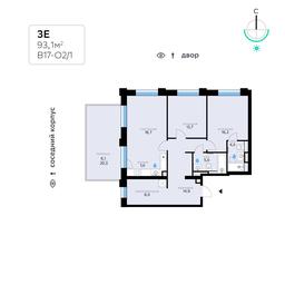Apartment Sale, 93.1 sq. m. at SberCity, zhiloy kompleks Sbersiti, Rublyovo-Arkhangelskoye Microdistrict, Moscow, Russia #3 Apartment Sale, 93.1 sq. m. at SberCity, zhiloy kompleks Sbersiti, Rublyovo-Arkhangelskoye Microdistrict, Moscow, Russia #3