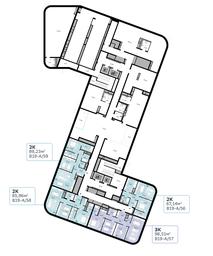 2-BD Apartment Sale, 85.96平方米 at SberCity, zhiloy kompleks Sbersiti, Rublyovo-Arkhangelskoye Microdistrict, Moscow, Russia #3 2-BD Apartment Sale, 85.96平方米 at SberCity, zhiloy kompleks Sbersiti, Rublyovo-Arkhangelskoye Microdistrict, Moscow, Russia #3