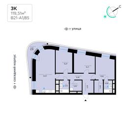 3-BD Apartment Sale, 119.51平方米 at SberCity, zhiloy kompleks Sbersiti, Rublyovo-Arkhangelskoye Microdistrict, Moscow, Russia #2 3-BD Apartment Sale, 119.51平方米 at SberCity, zhiloy kompleks Sbersiti, Rublyovo-Arkhangelskoye Microdistrict, Moscow, Russia #2