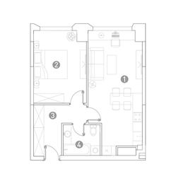 1-BD Apartment Sale, 50.4 sq. m. at Very, Botanicheskaya Street, 29, Moscow, Russia #2 1-BD Apartment Sale, 50.4 sq. m. at Very, Botanicheskaya Street, 29, Moscow, Russia #2