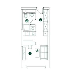Apartment Sale, 25.7 sq. m. at Very, Botanicheskaya Street, 29, Moscow, Russia #3 Apartment Sale, 25.7 sq. m. at Very, Botanicheskaya Street, 29, Moscow, Russia #3