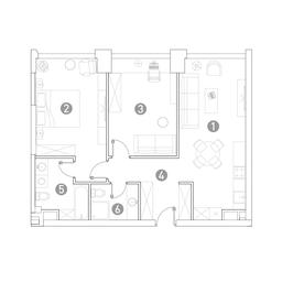 2-BD Apartment Sale, 75.3 sq. m. at Very, Botanicheskaya Street, 29, Moscow, Russia #2 2-BD Apartment Sale, 75.3 sq. m. at Very, Botanicheskaya Street, 29, Moscow, Russia #2