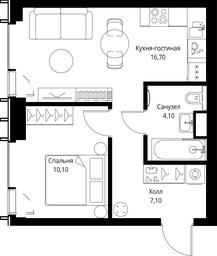1-BD Apartment Sale, 38 sq. m. at VEER, Vereyskaya Street, Moscow, Russia #2