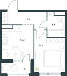 Apartment Sale, 32.7 sq. m. at Gorod V lesu, Gorod V Lesu Residential Complex, Village of Otradnoye, Krasnogorsk Urban District, Moscow Region, Russia #3 Apartment Sale, 32.7 sq. m. at Gorod V lesu, Gorod V Lesu Residential Complex, Village of Otradnoye, Krasnogorsk Urban District, Moscow Region, Russia #3